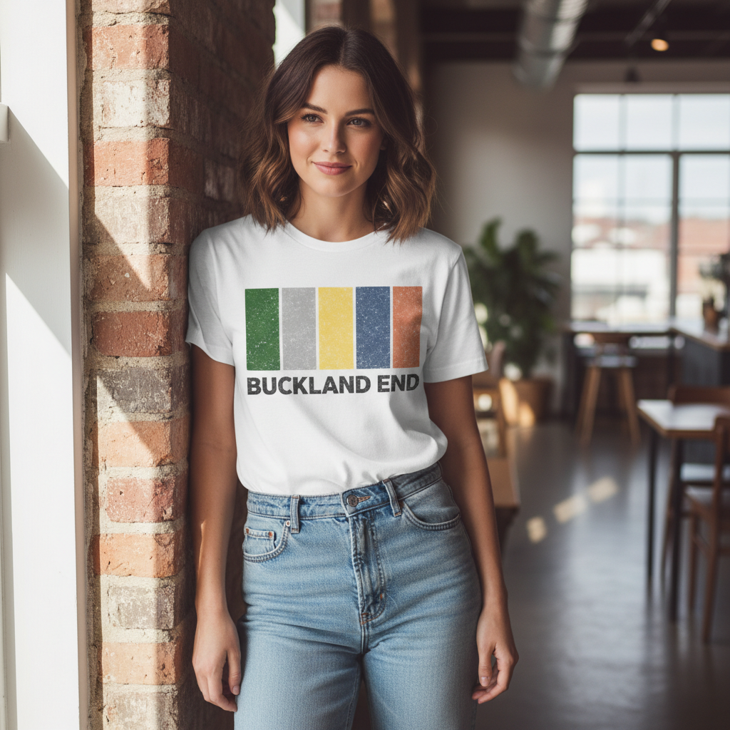 Buckland End - T-Shirt - Colour Block Design