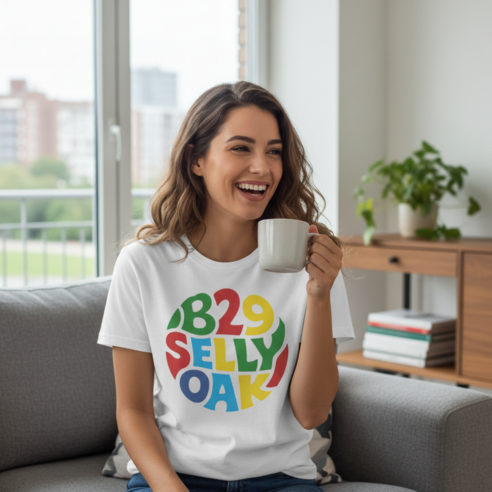 Selly Oak - T-Shirt - Colour Burst Design