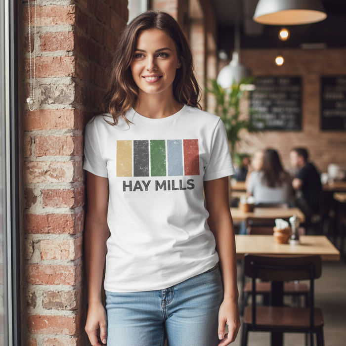 Hay Mills - T-Shirt - Colour Block Design