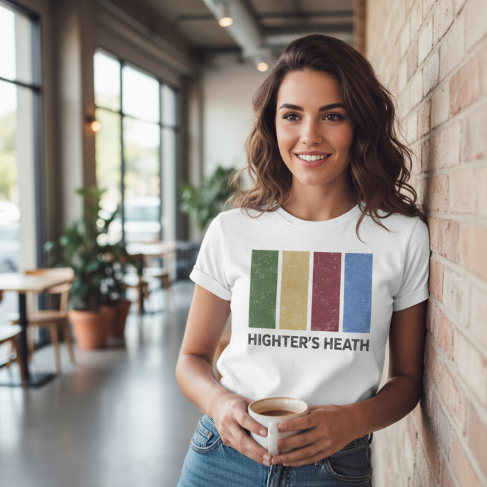 Highter's Heath - T-Shirt - Colour Block Design