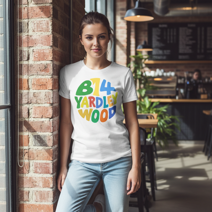 Yardley Wood - T-Shirt - Colour Burst Design