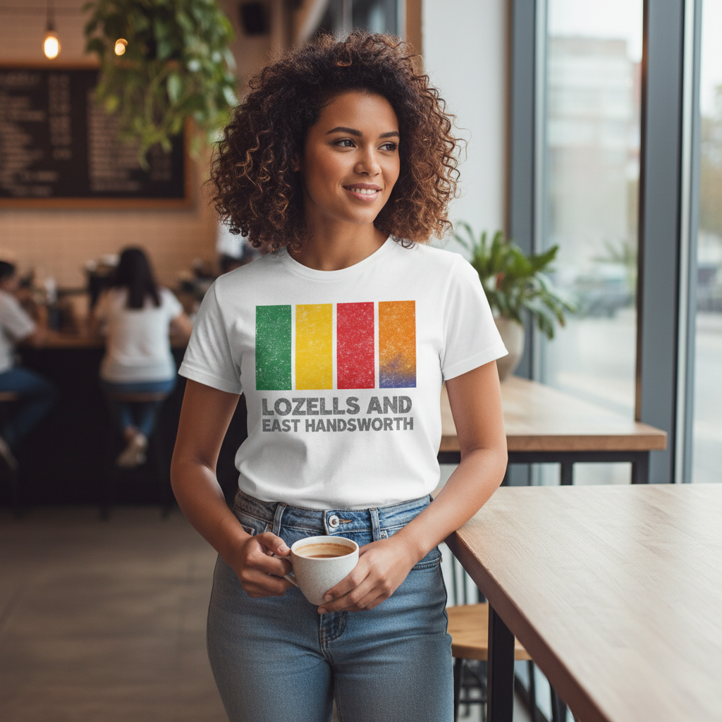 Lozells and East Handsworth - T-Shirt - Colour block Design
