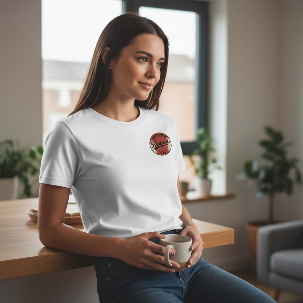 Rednal - T-Shirt - B45 Vintage Stamp Design