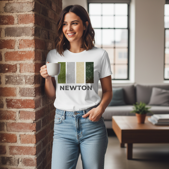 Newton - T-Shirt - Colour Block Design