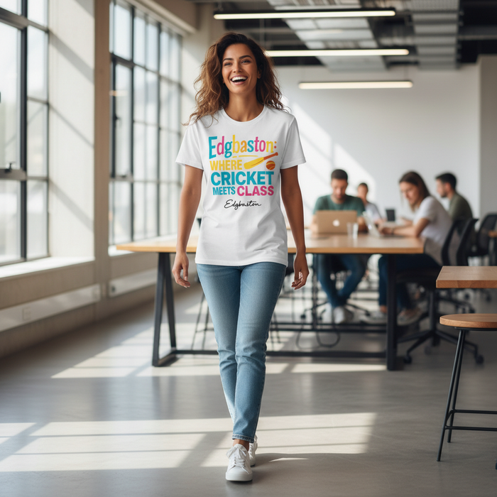 Edgbaston - T-Shirt - Say it…Edgbaston Design