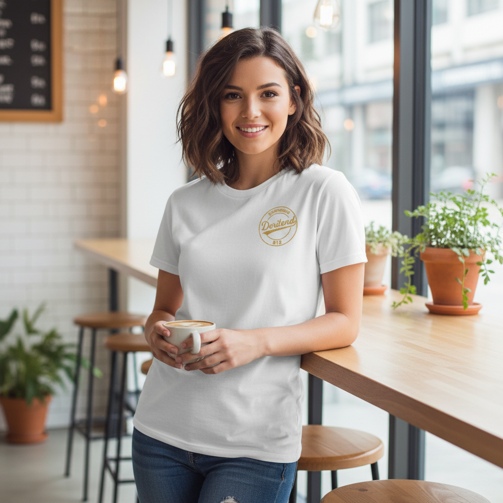 Deritend - T-Shirt - B12 Vintage Stamp Design