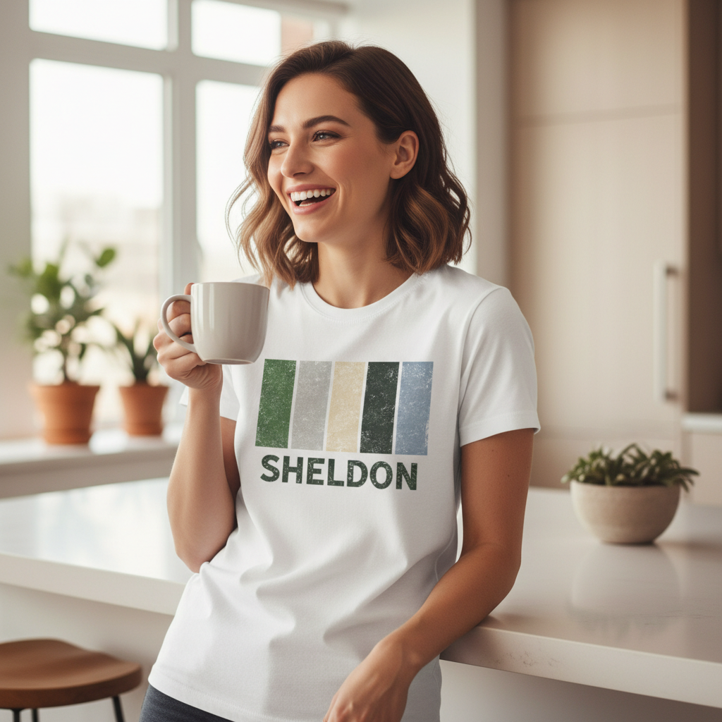 Sheldon - T-Shirt - Colour Block Design
