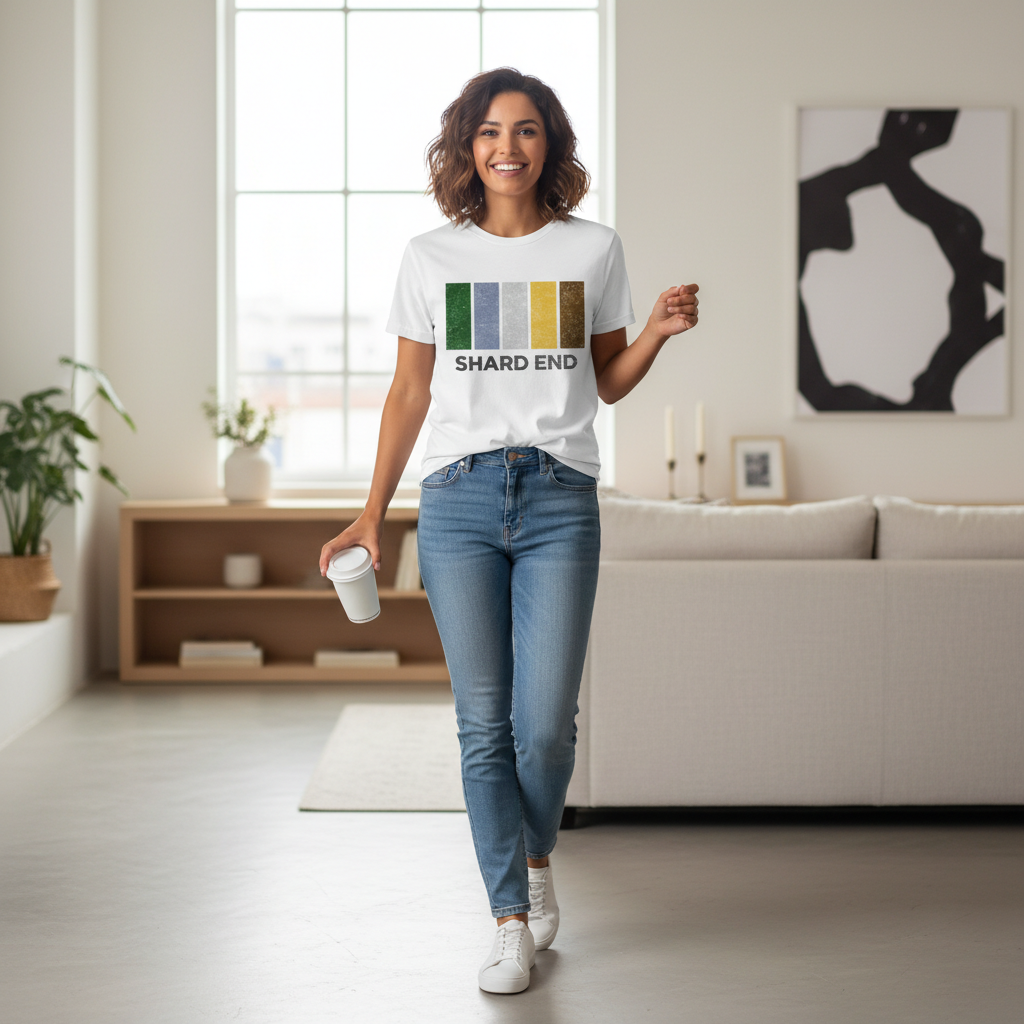Shard End - T-Shirt - Colour Block Design