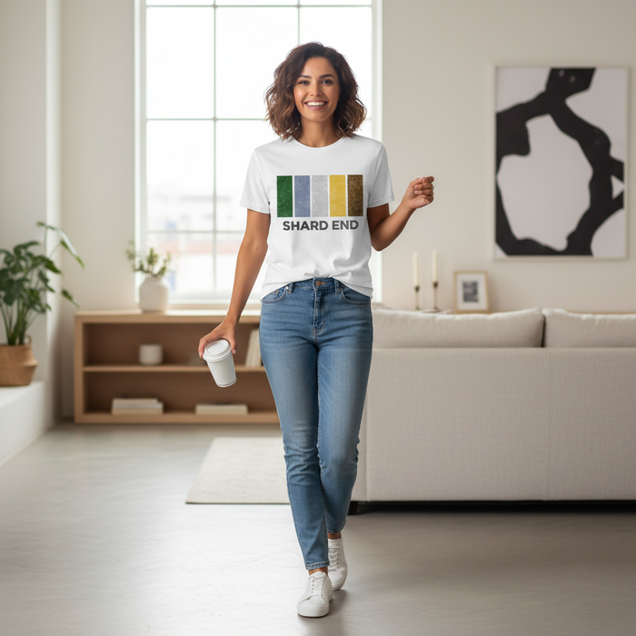 Shard End - T-Shirt - Colour Block Design