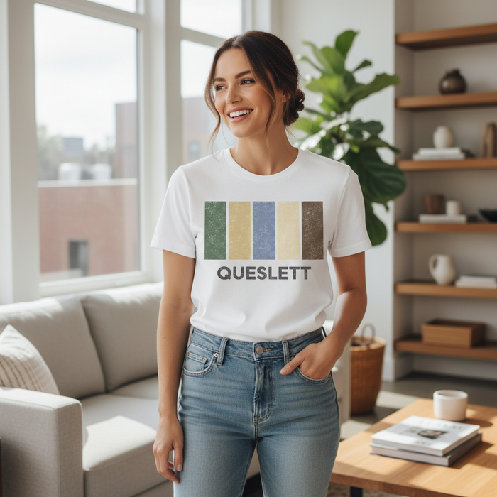 Queslett - T-Shirt - Colour Block Design
