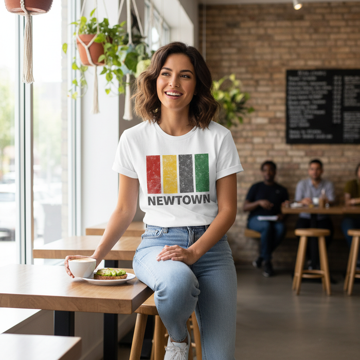 Newtown - T-Shirt - Colour Block Design