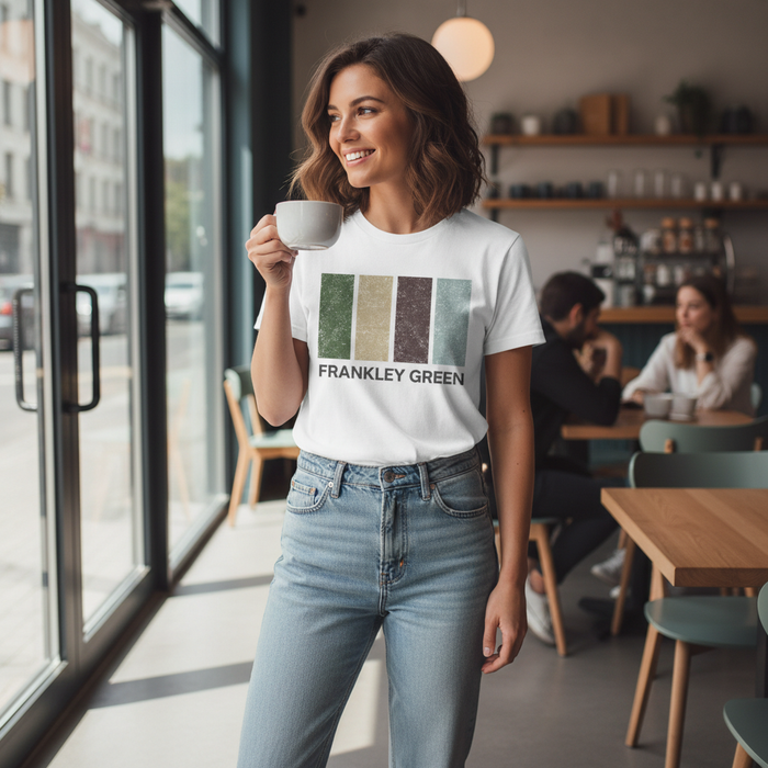 Frankley Green - T-Shirt - Colour Block Design