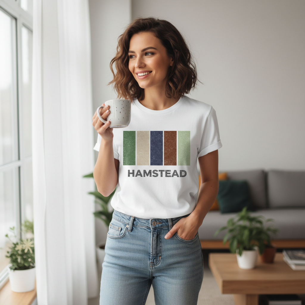 Hamstead - T-Shirt - Colour Block Design
