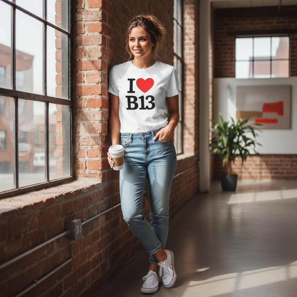 Moseley - T-Shirt - I heart B13 Design