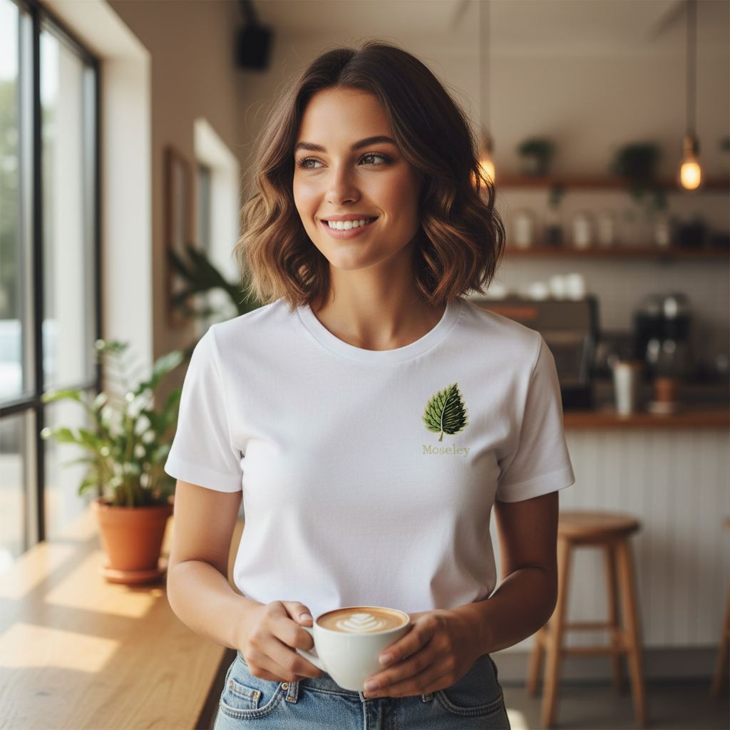 Moseley - T-Shirt - Bold Indie Design - Leaf
