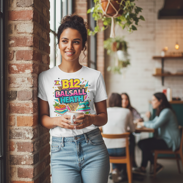 Balsall Heath - T-Shirt - Playful Neon Vibe Design