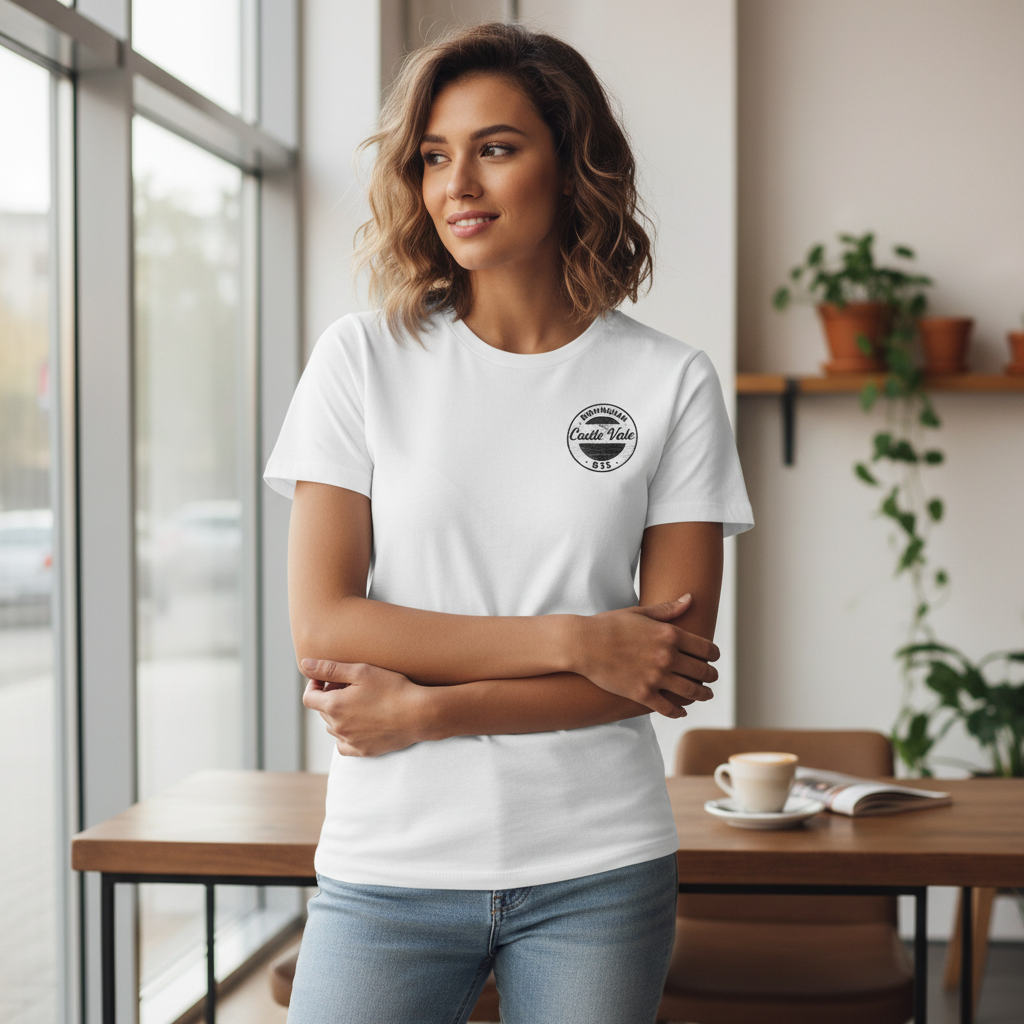 Castle Vale - T-Shirt - B35 Vintage Stamp Design
