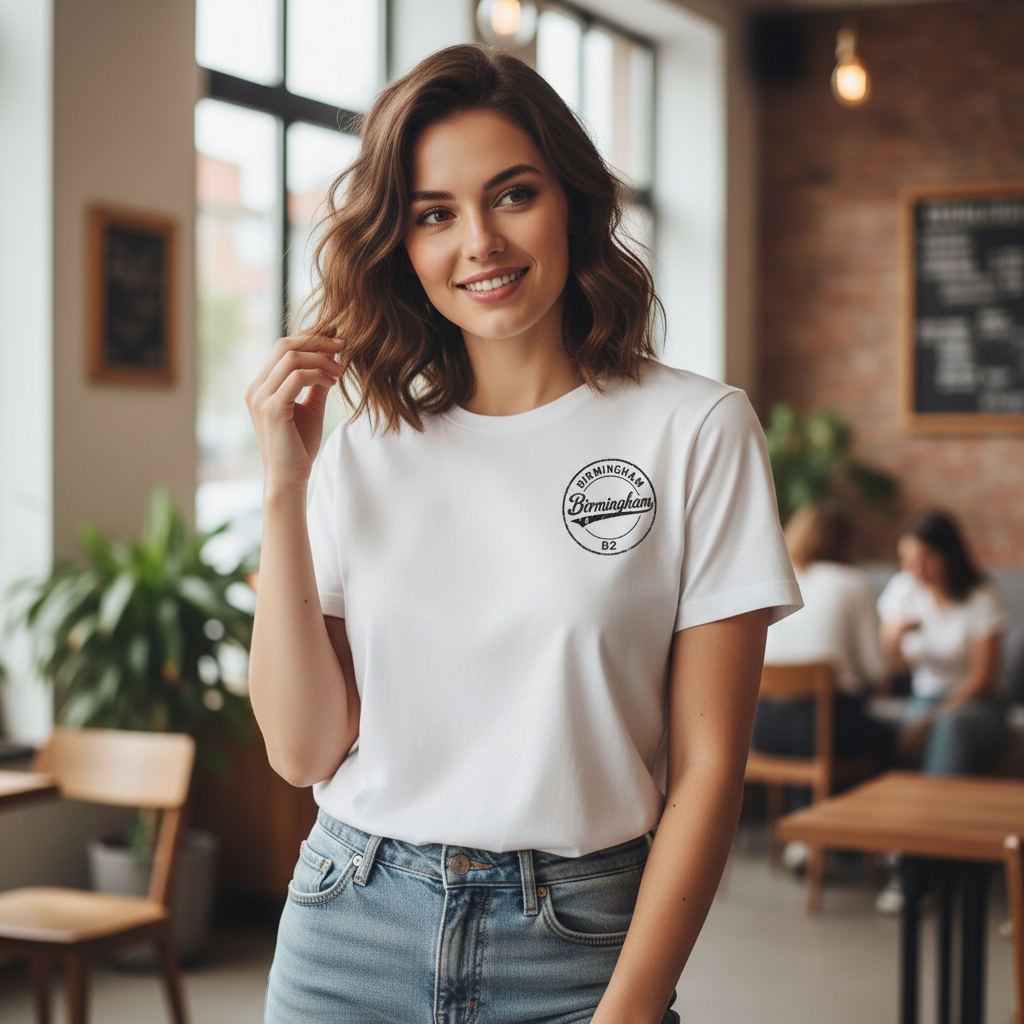 Birmingham - T-Shirt - B2 Vintage Stamp Design