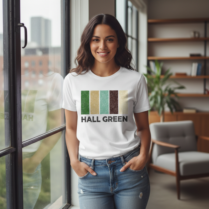 Hall Green - T-Shirt - Colour Block Design