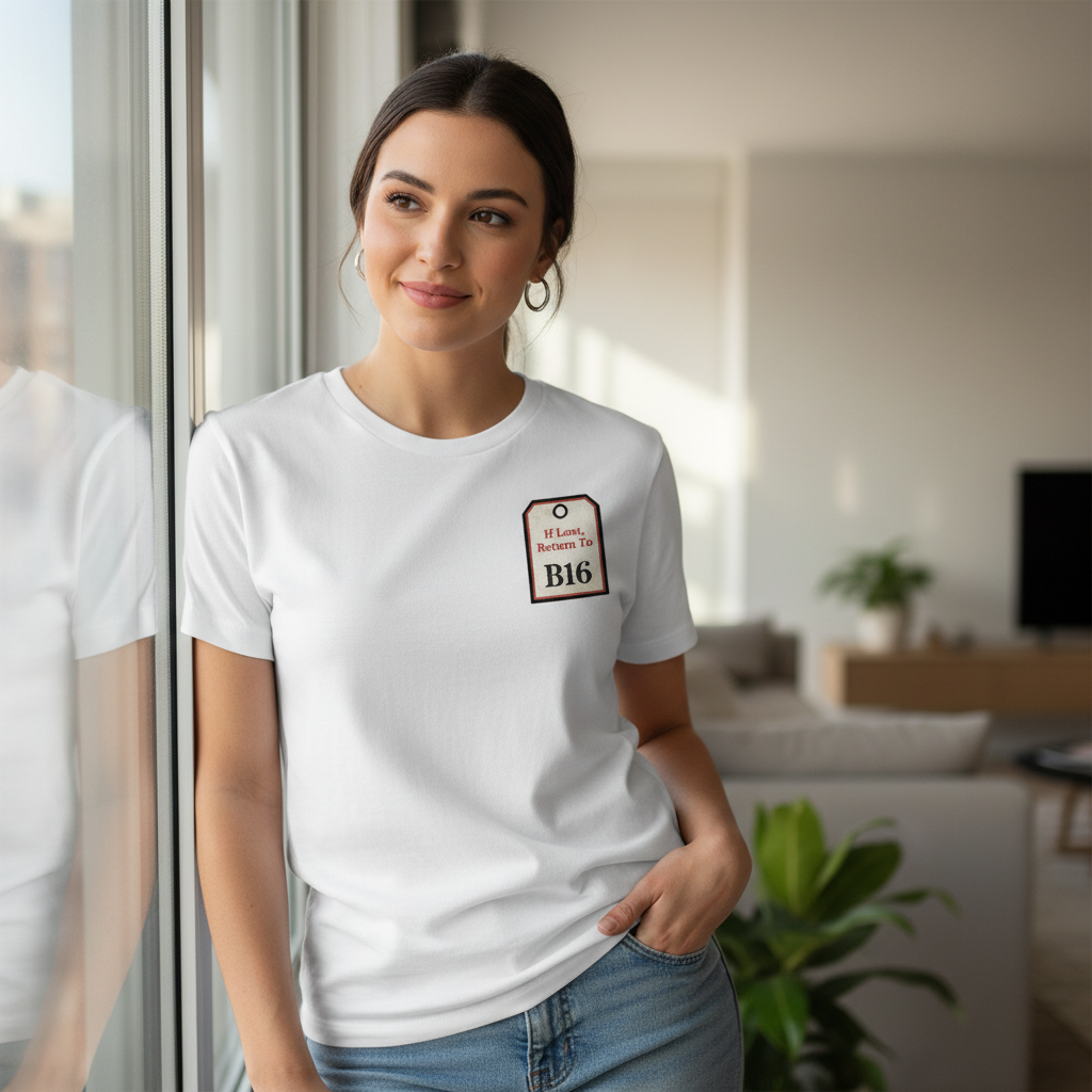 Ladywood - T-Shirt - If lost, return To B16 Design