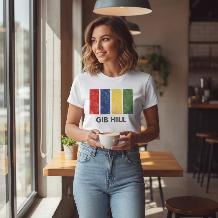 Gib Hill - T-Shirt - Colour Block Design