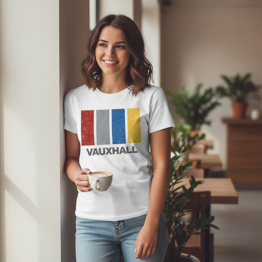 Vauxhall - T-Shirt - Colour Block Design