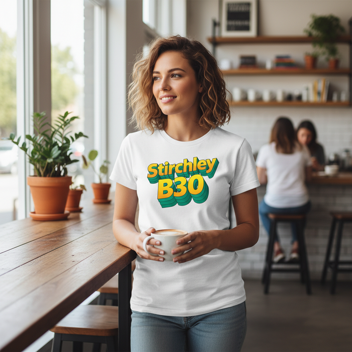 Stirchley - T-Shirt - Bold 3D Type Design