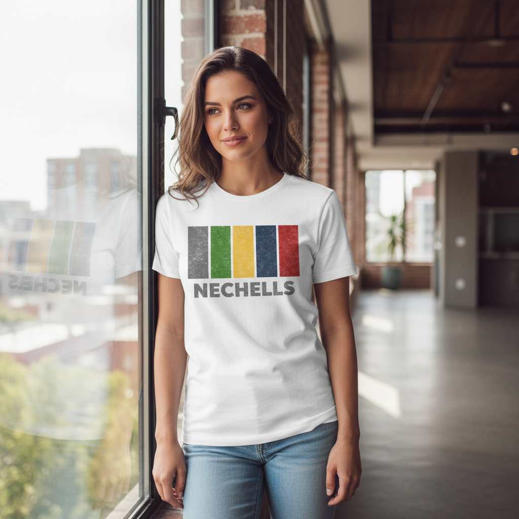 Nechells - T-Shirt - Colour Block Design