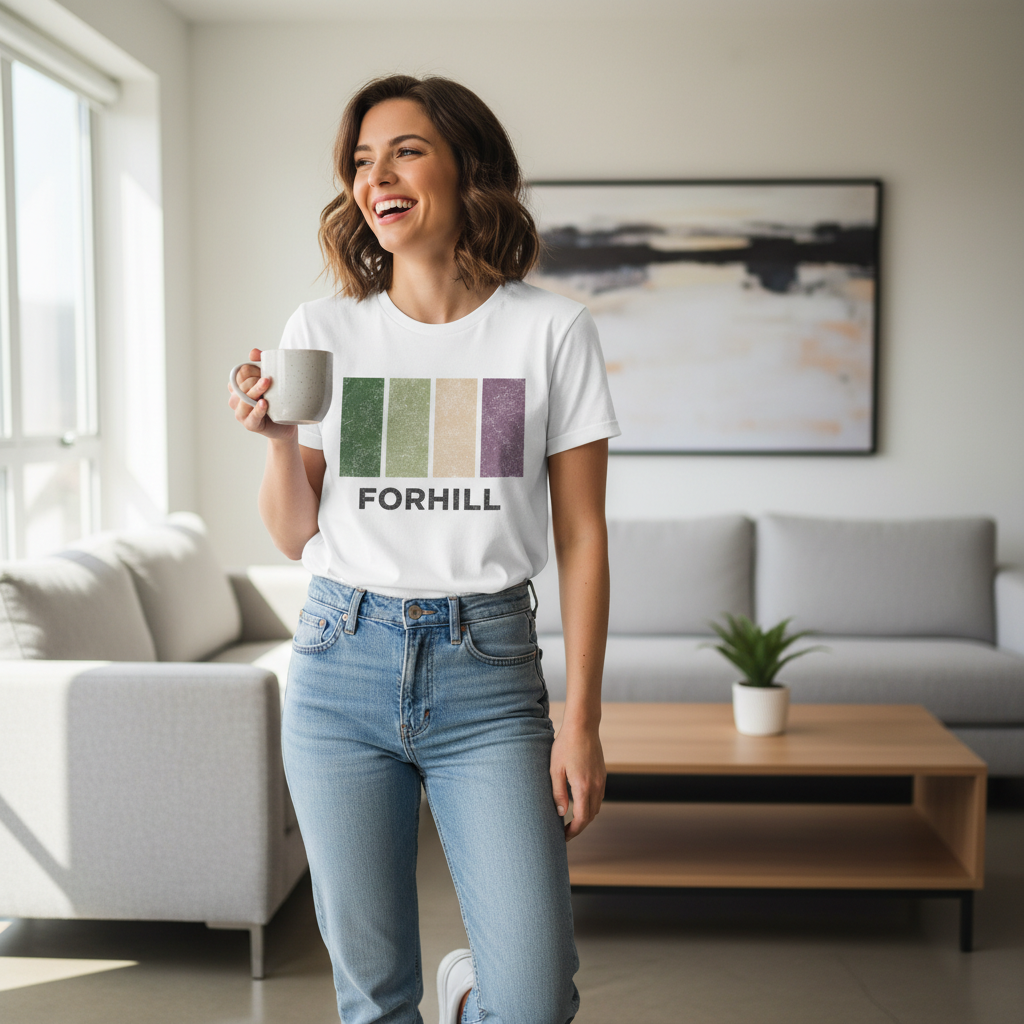 Forhill - T-Shirt - Colour Block Design