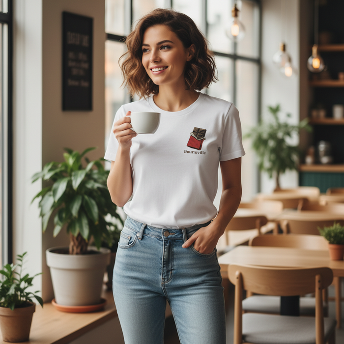 Bournville - T-Shirt - Minimal Cool Design - Chocolate Bar