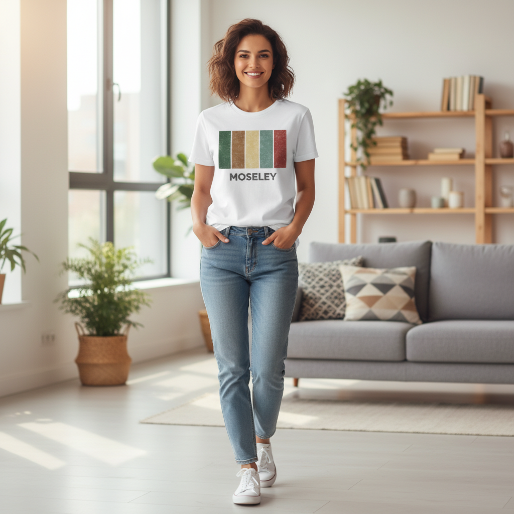 Moseley - T-Shirt - Colour Block Design