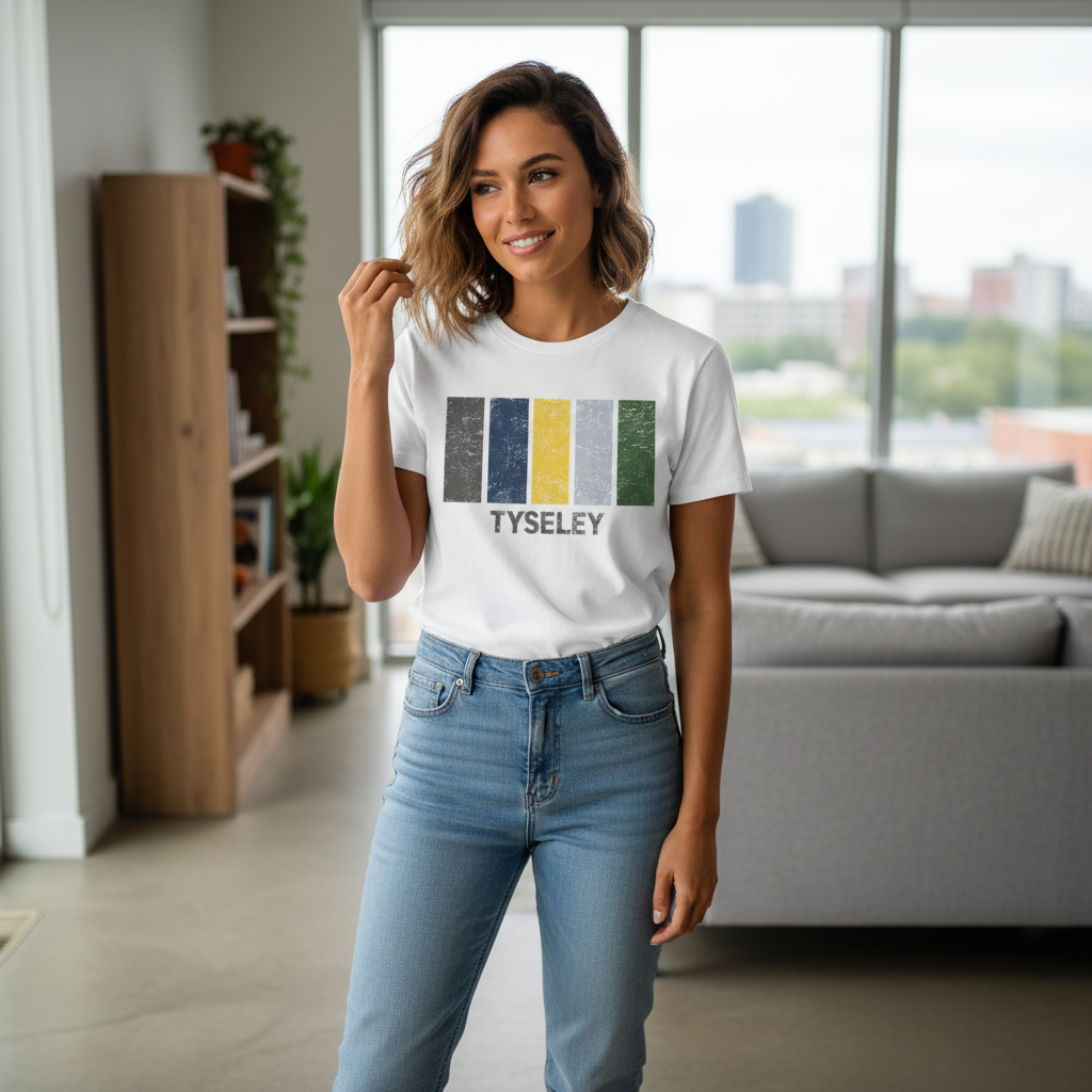 Tyseley - T-Shirt - Colour Block Design
