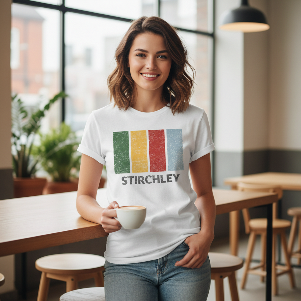 Stirchley - T-Shirt - Colour Block Design