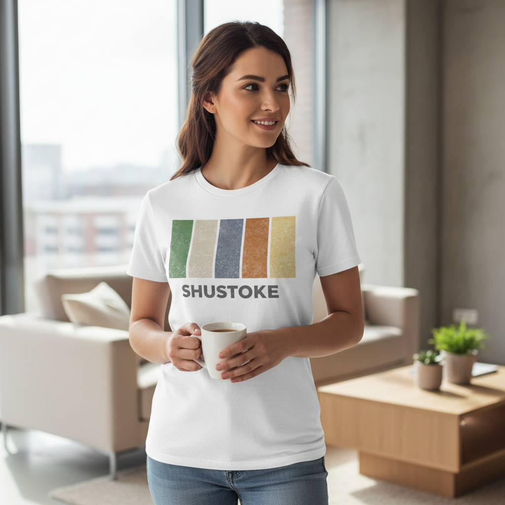 Shustoke - T-Shirt - Colour Block Design