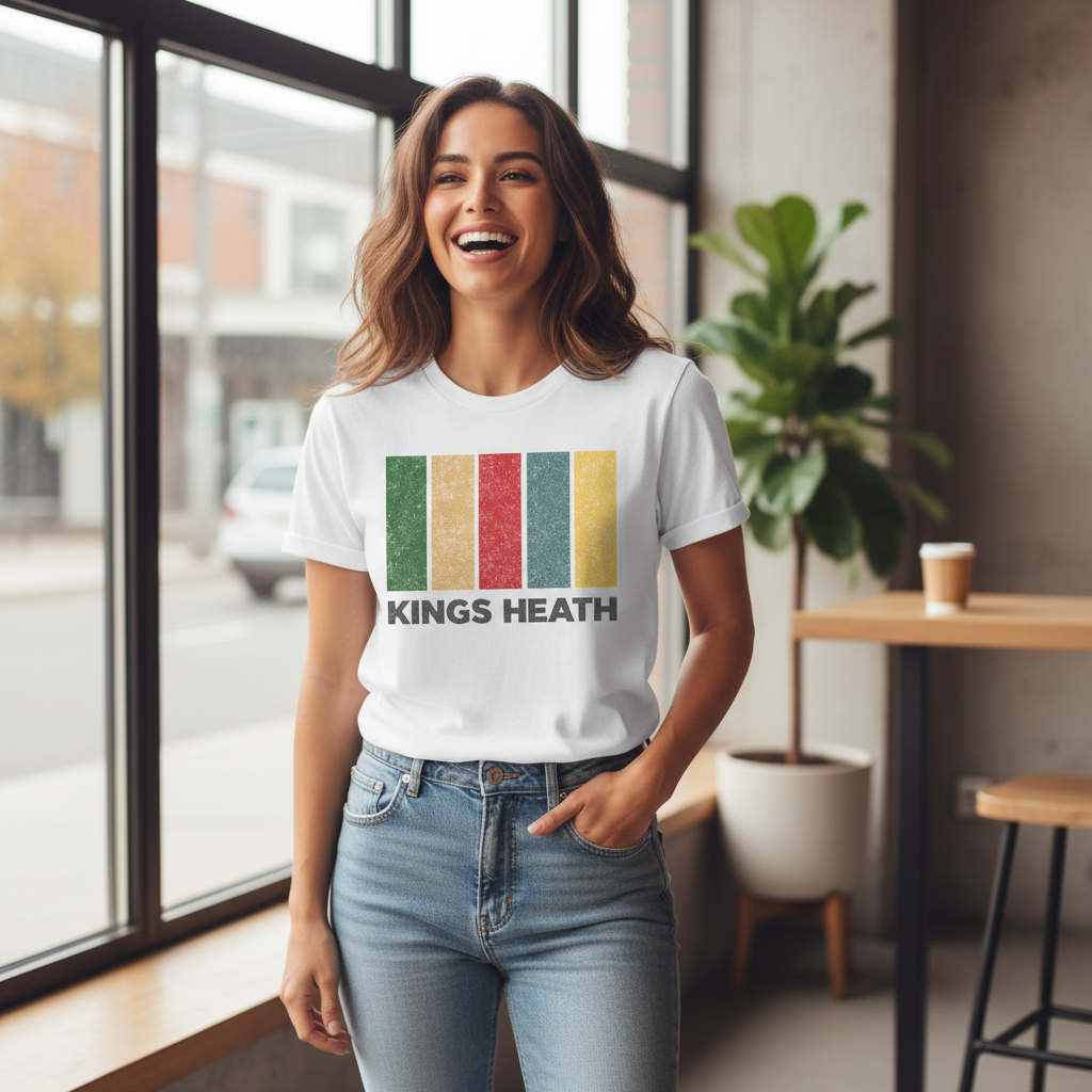 Kings Heath - T-Shirt - Colour Block Design