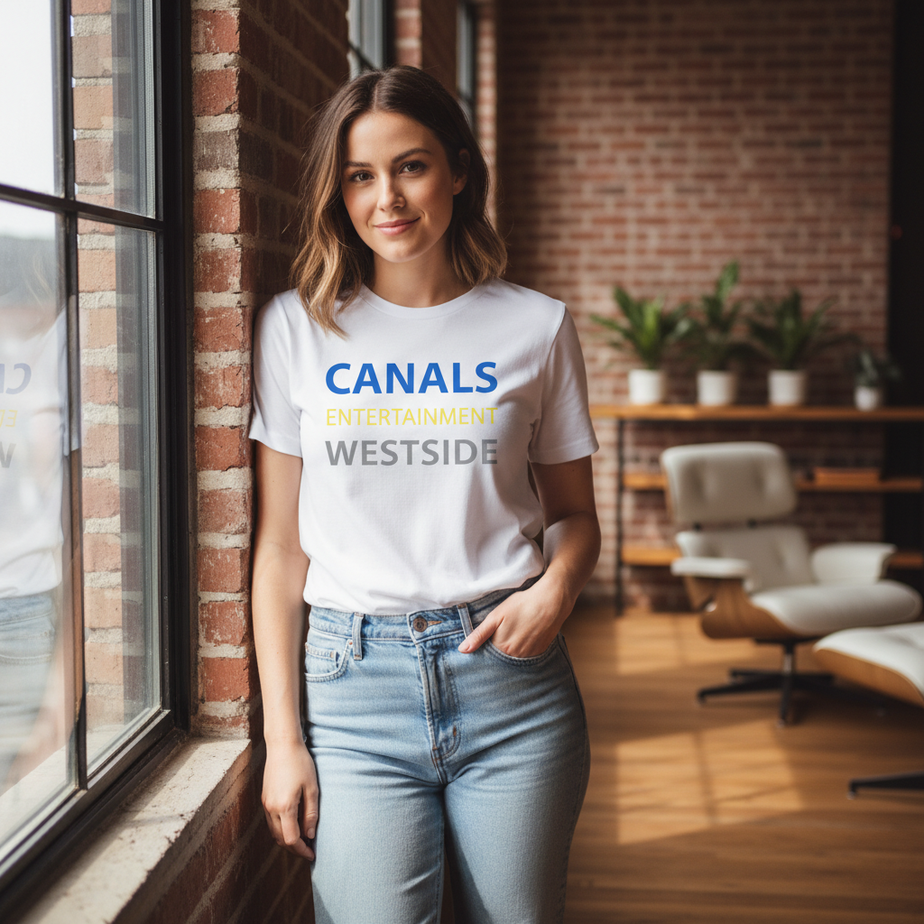 Westside - T-Shirt - Minimal Type Stack Design