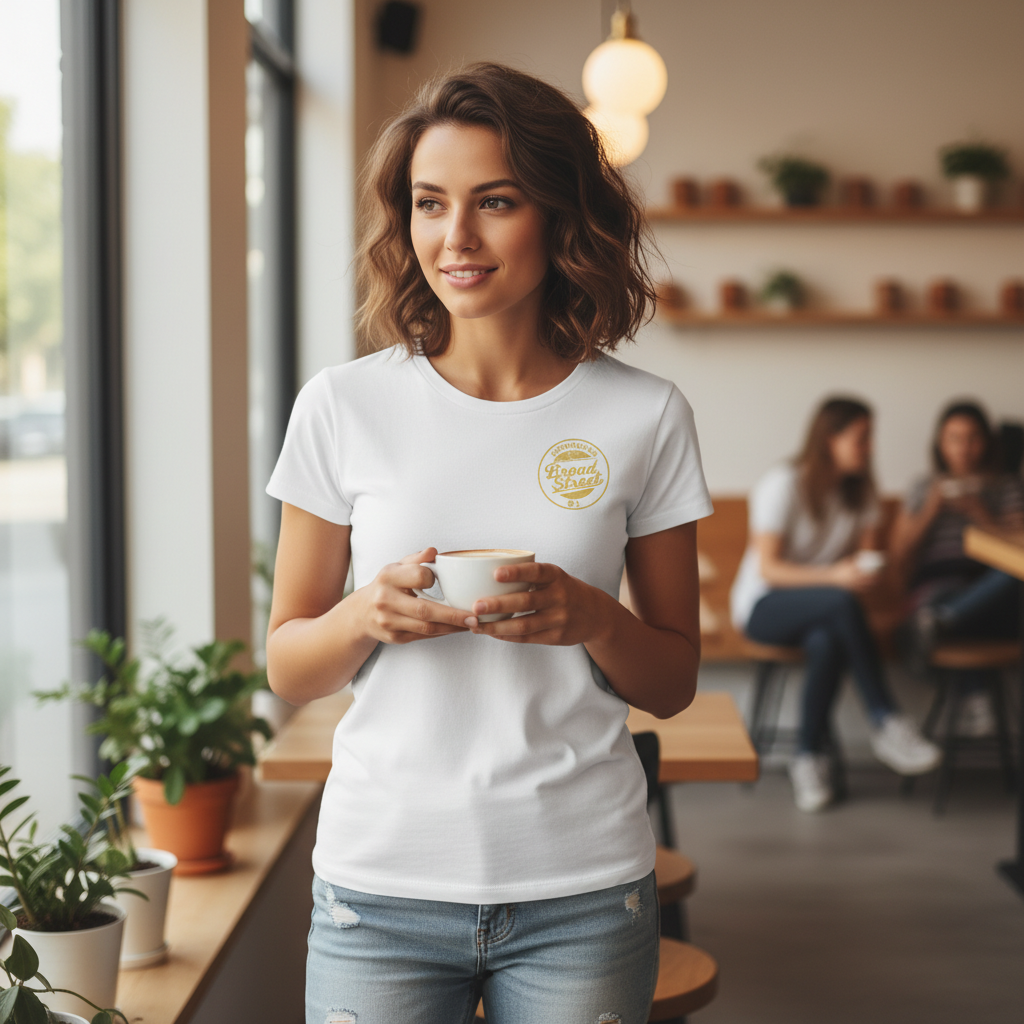 Broad Street - T-Shirt - B1 Vintage Stamp Design