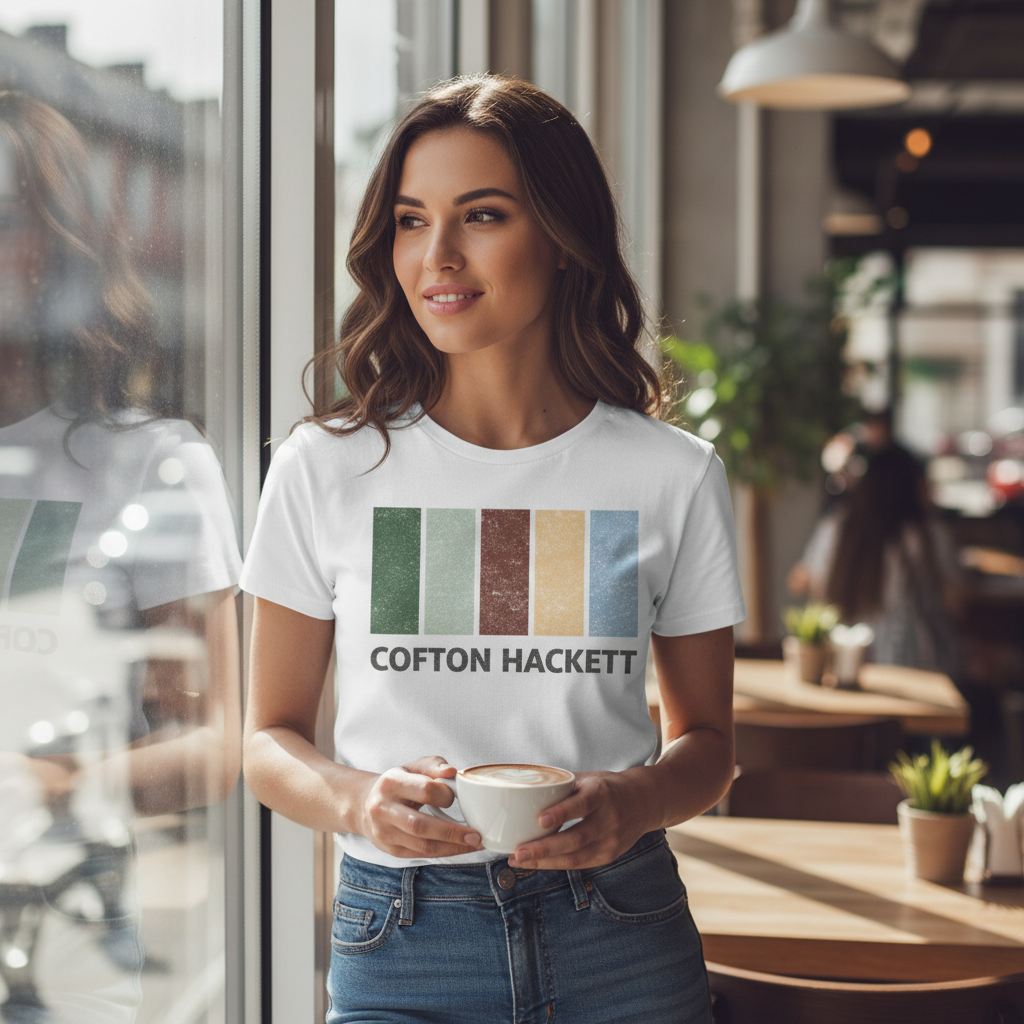Cofton Hackett - T-Shirt - Colour Block Design