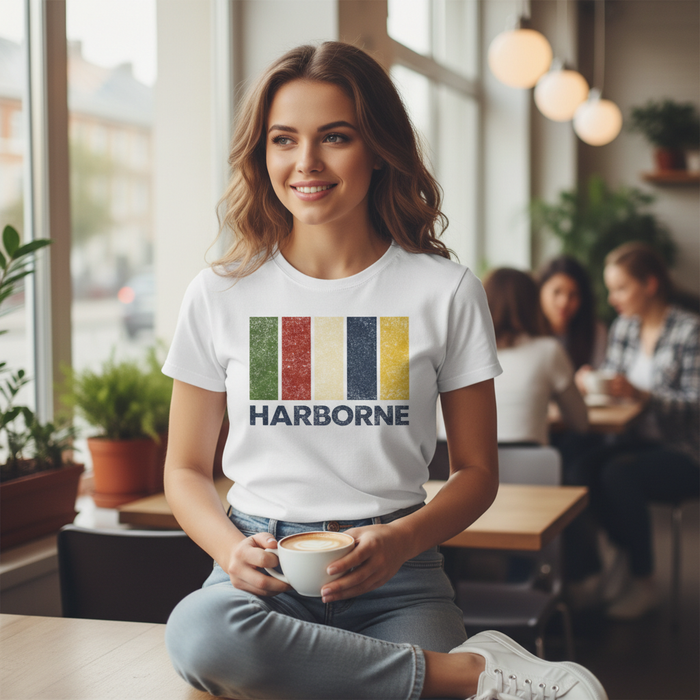 Harborne - T-Shirt - Colour Block Design