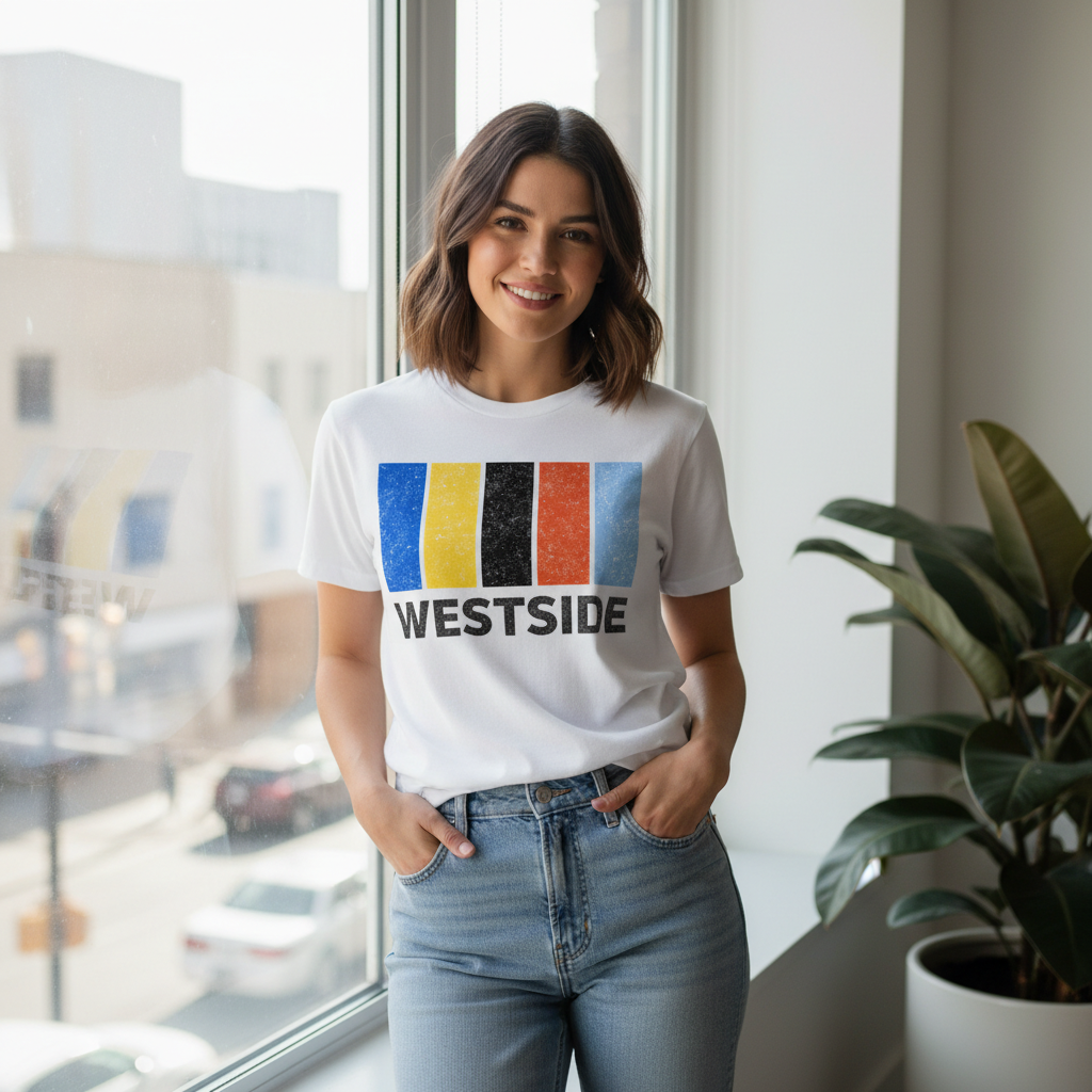 Westside - T-Shirt - Colour Block Design