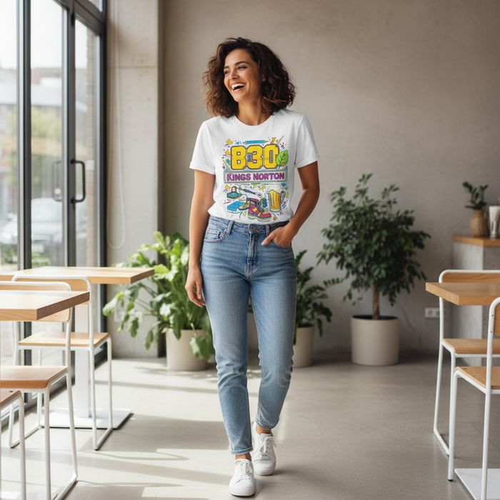 Kings Norton - T-Shirt - Playful Neon Vibe Design