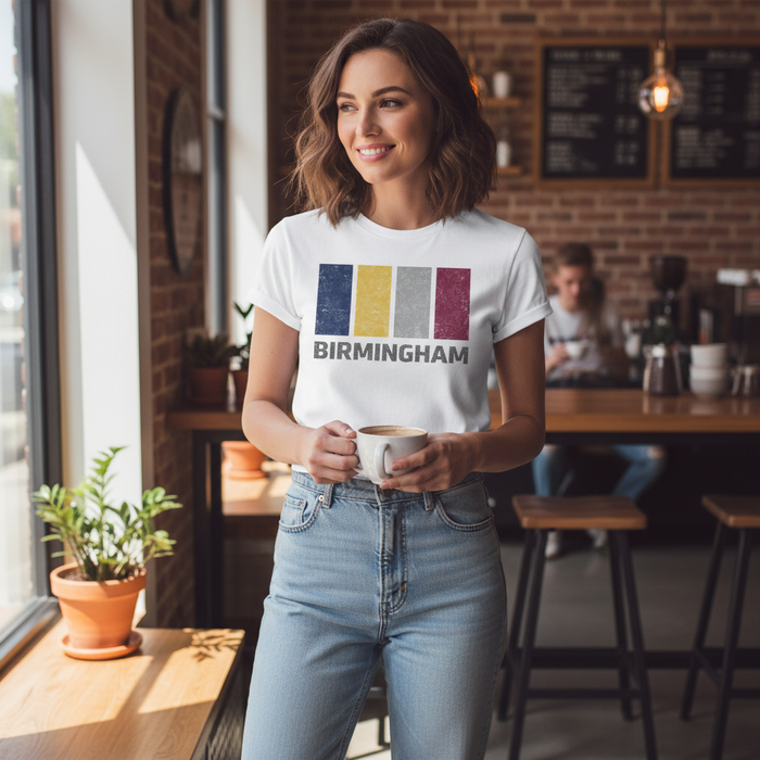 Birmingham - T-Shirt - Colour Block Design