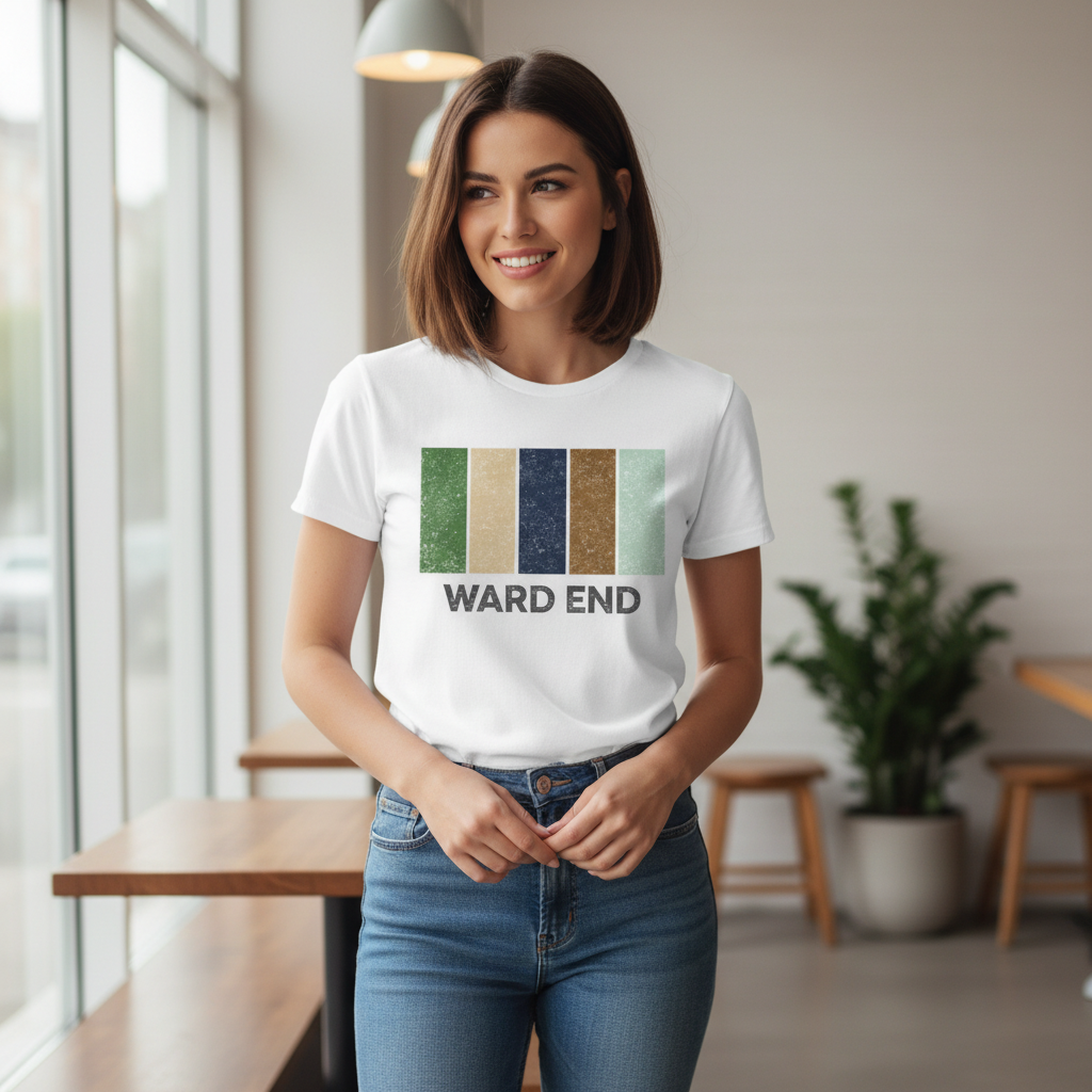 Ward End - T-Shirt - Colour Block Design