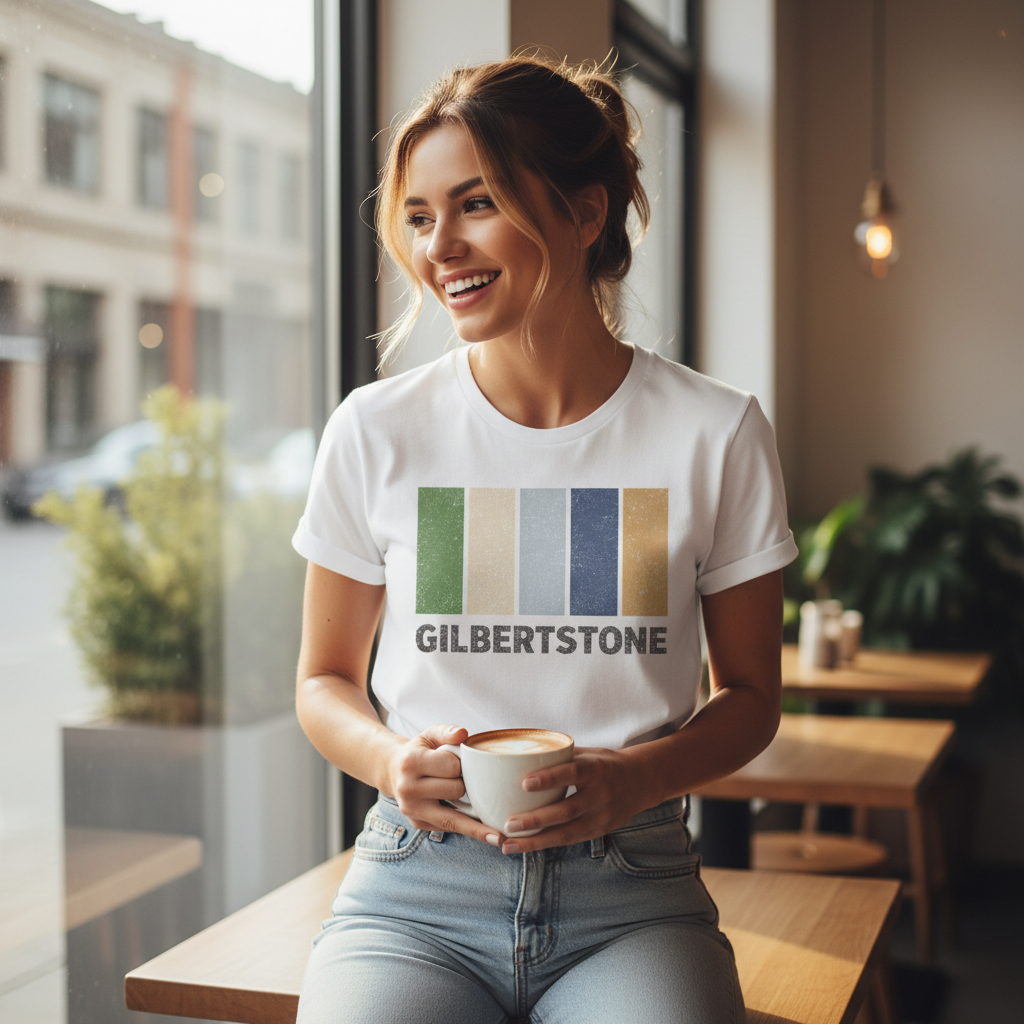 Gilbertstone - T-Shirt - Colour Block Design