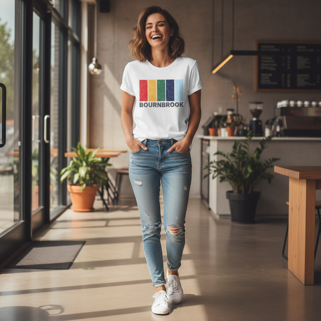 Bournbrook - T-Shirt - Colour Block Design