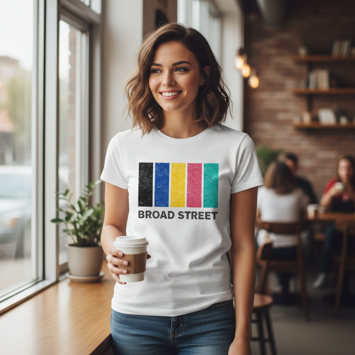Broad Street - T-Shirt - Colour Block Design