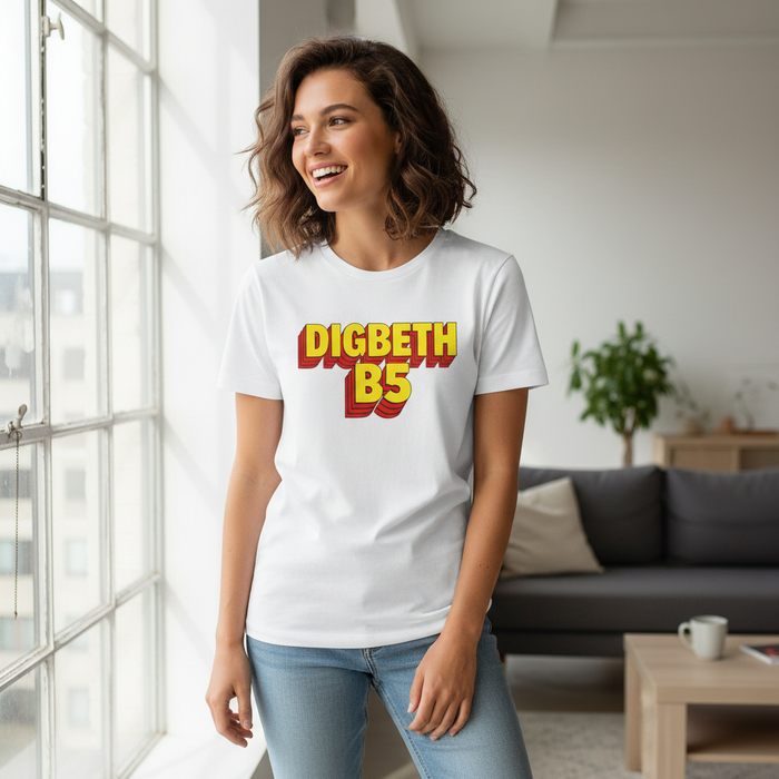 Digbeth - T-Shirt - Bold 3D Type Design
