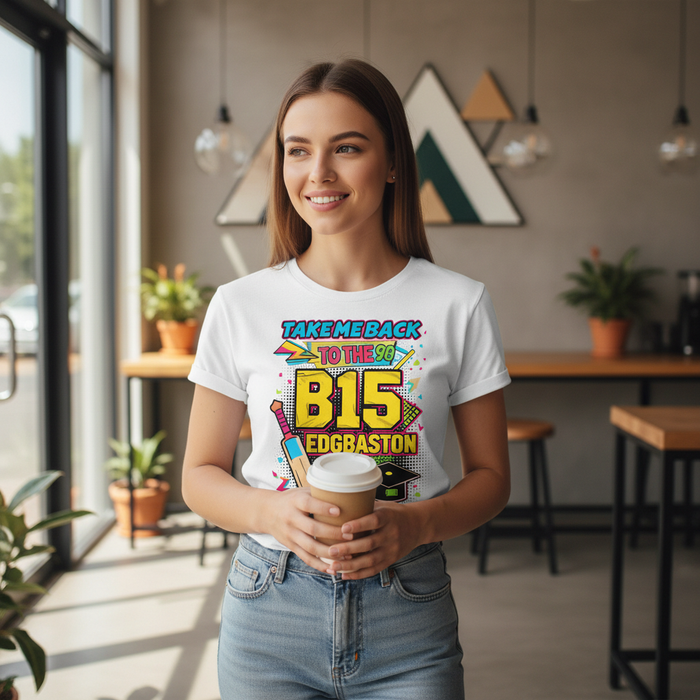 Edgbaston - T-Shirt - Playful Neon Vibe Design