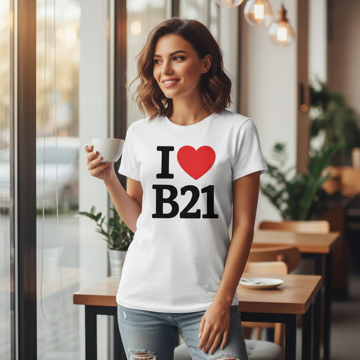 Handsworth - T-Shirt - I Heart B21 Design