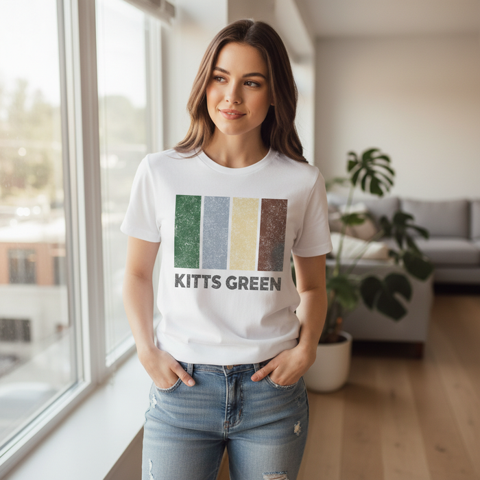 Kitts green - T-Shirt - Colour Block Design